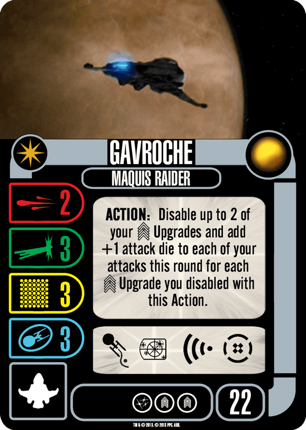 Star Trek: Attack Wing – Gavroche Independent Expansion Pack