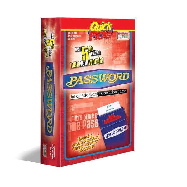 Quick Picks Password  Travel Game