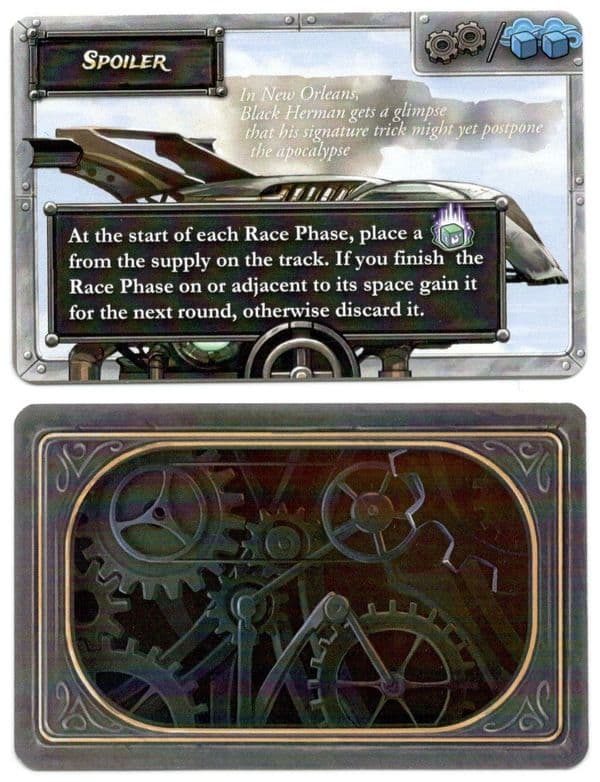 Steampunk Rally: Spoiler