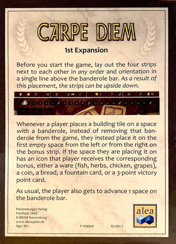 Carpe Diem: 1st Expansion