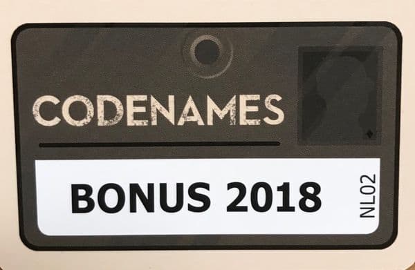 Codenames: Bonuskaarten 2018