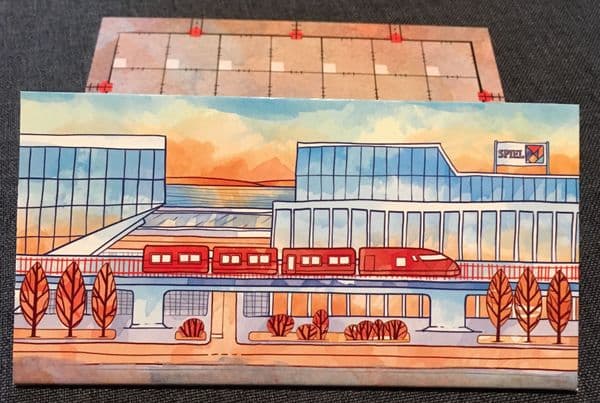 Railroad Ink: Promo Board #2 – Red Train