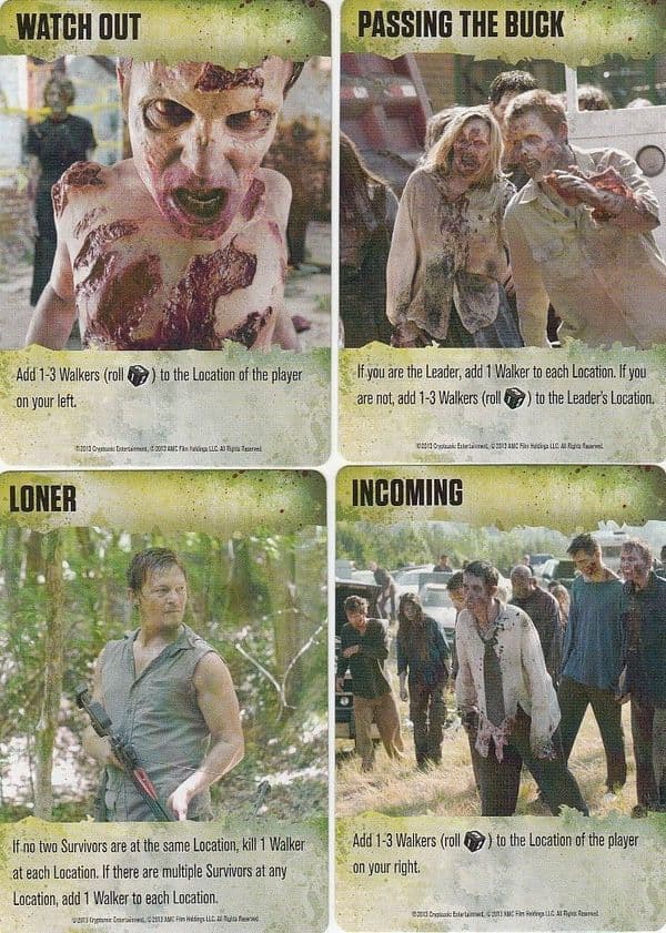 The Walking Dead Board Game: The Best Defense – Event Promo Cards