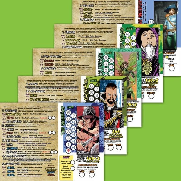 5x7 Dungeon solo card game