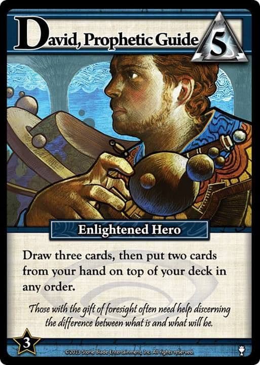 Ascension: David, Prophetic Guide Promo Card