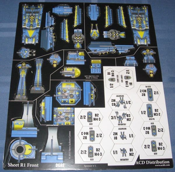 Ogre: ACD Distribution Sponsored Counter Sheet