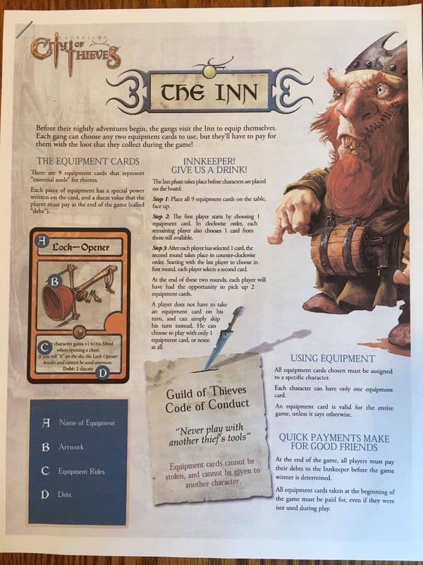 Cadwallon: City of Thieves – The Inn