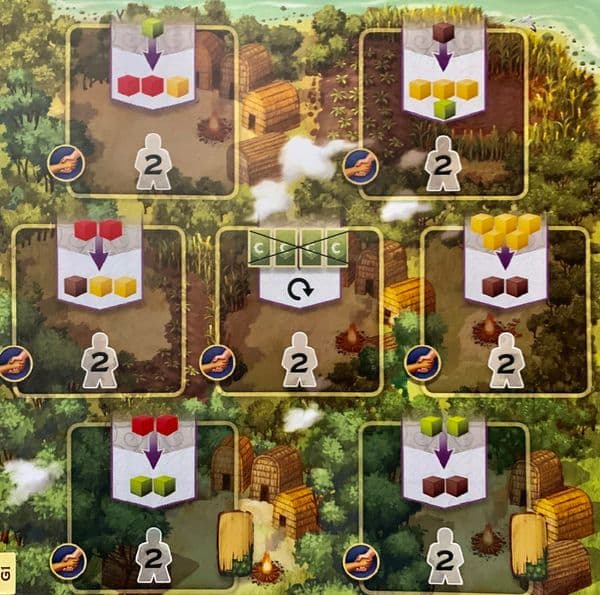 Century: A New World – G1/H1 Location Board