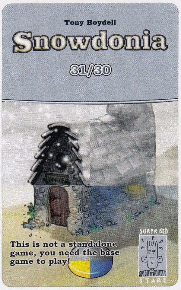 Snowdonia: Card 31 of 30