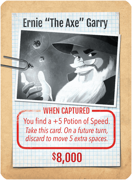 Stop Thief!: Ernie "The Axe" Garry Promo Card