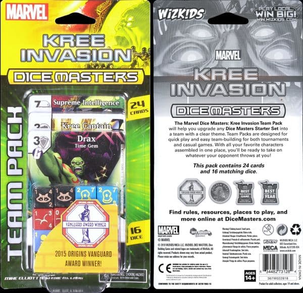 Marvel Dice Masters: Kree Invasion Team Pack