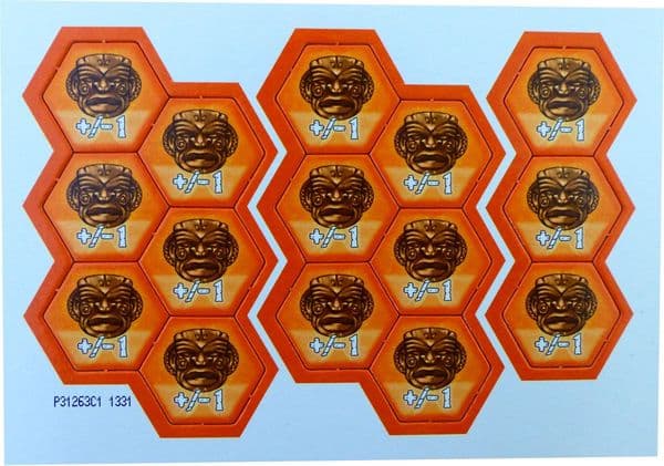 Bora Bora: Orange God Tiles