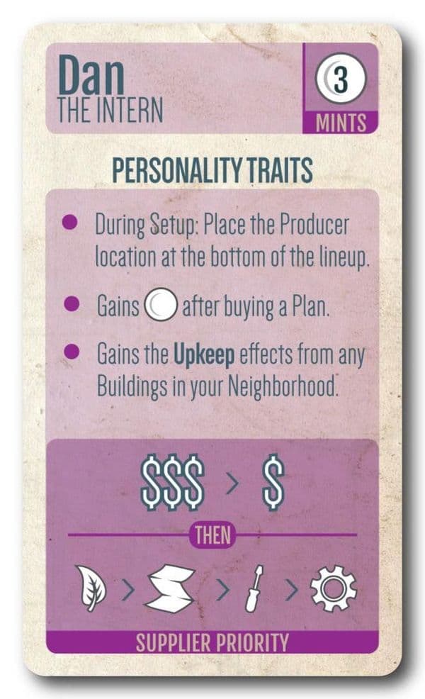 Mint Works: Tantrum House Intern Promo Card