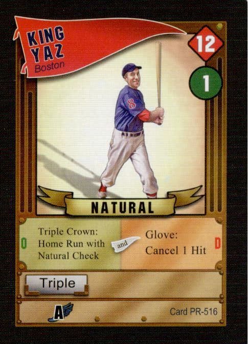 Baseball Highlights: 2045 – King Yaz Promo Card