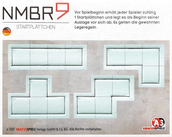 NMBR 9: Starting Tiles Promo
