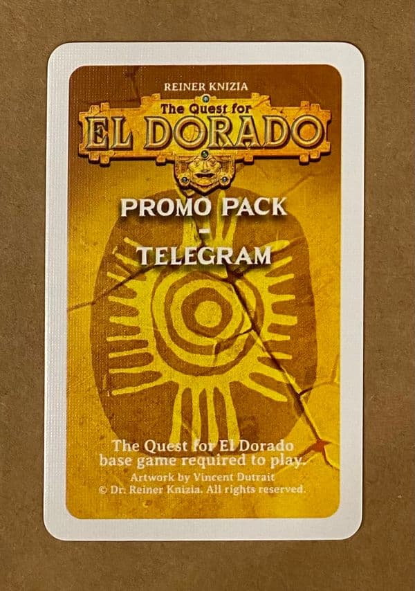 The Quest for El Dorado: Promo Pack – Telegram