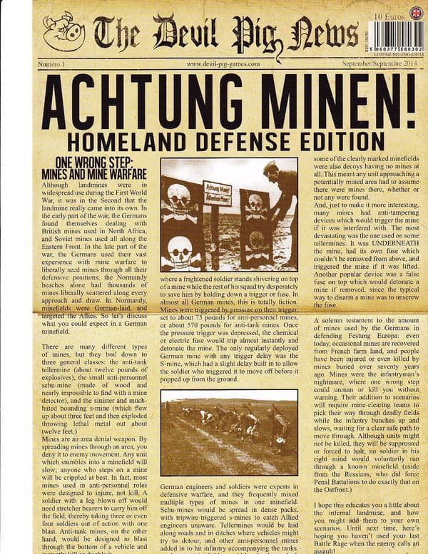 Heroes of Normandie: Gazette #1