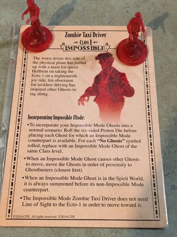 Ghostbusters: The Board Game – Impossible Mode Taxi Drivers