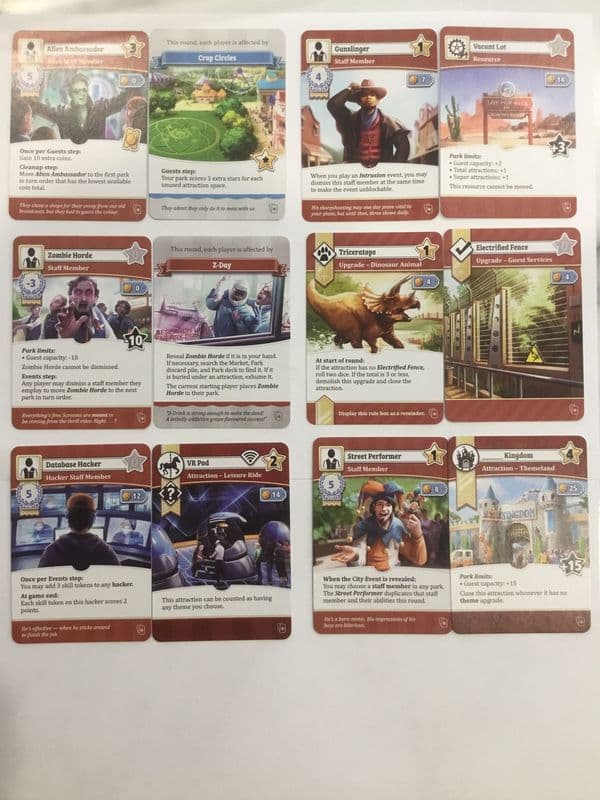 Unfair:  Kickstarter Exclusive Sneak-Peek Promo Cards