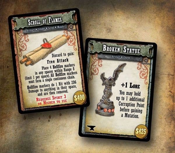 Shadows of Brimstone: Caverns of Cynder – Promo Cards