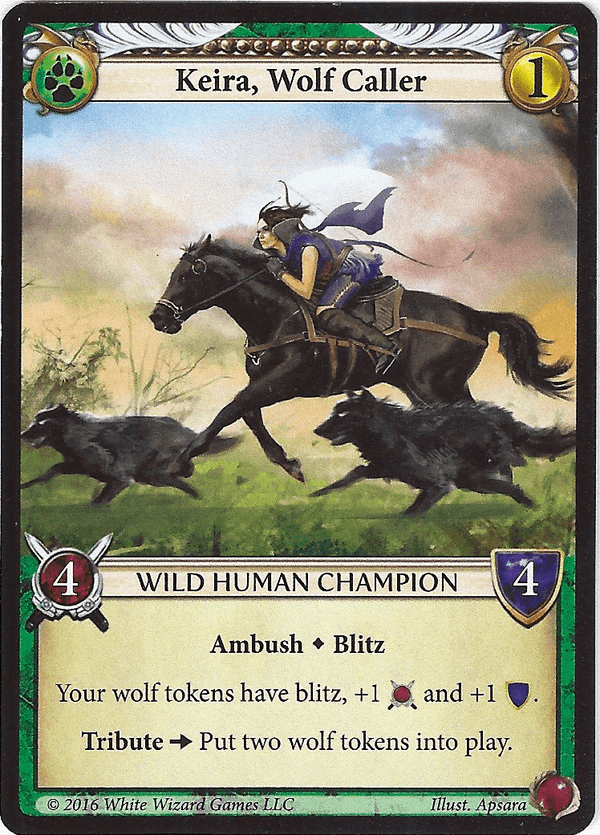 Epic Card Game: Keira, Wolf Caller Promo Card