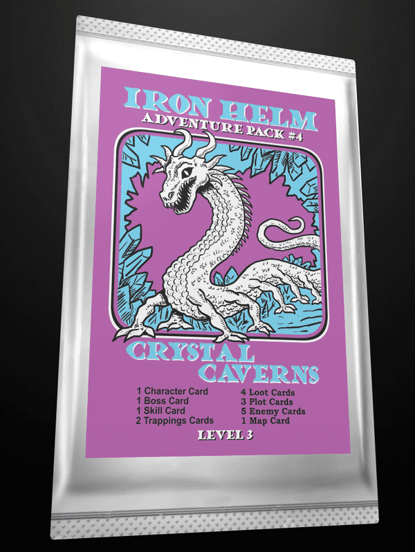 Iron Helm: Adventure Pack #4 – Crystal Caverns