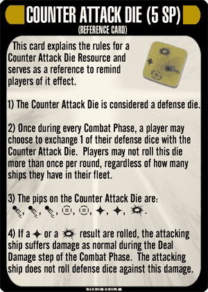 Star Trek: Attack Wing – Counter Attack Die Resource