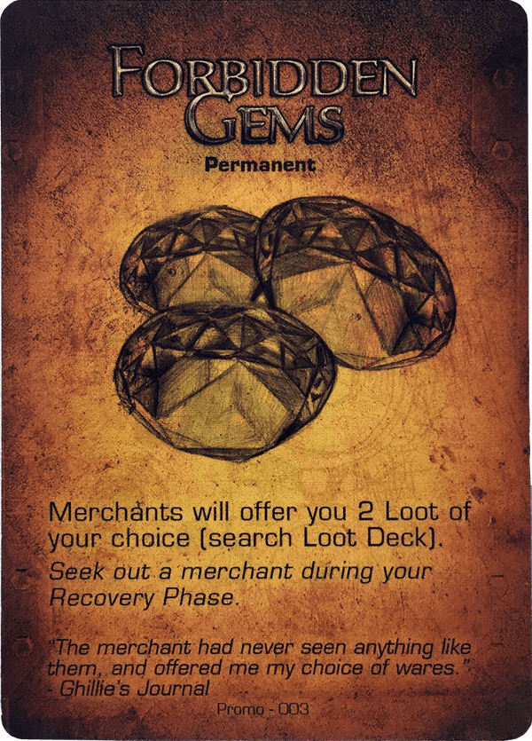 Too Many Bones: Forbidden Gems Promo Card