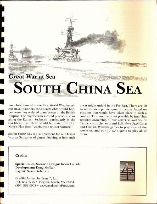 Great War at Sea:  South China Sea