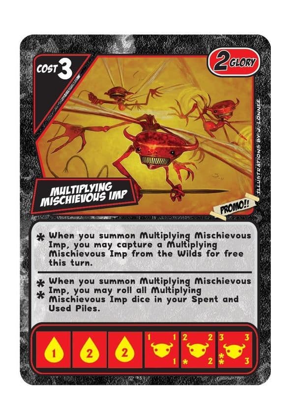 Quarriors! Quarmageddon: Multiplying Mischievous Imp Promo Card