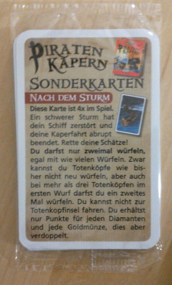 Piraten kapern: Sonderkarten