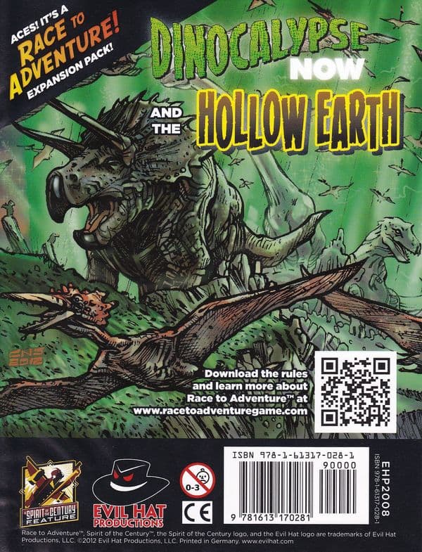 Race to Adventure! Expansion Pack: Dinocalypse Now and the Hollow Earth