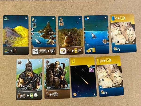 Wayfarers of the South Tigris: Kickstarter Promo Cards