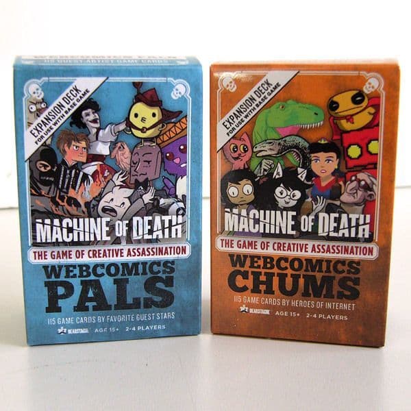 Machine of Death: The Game of Creative Assassination – Webcomics Pals