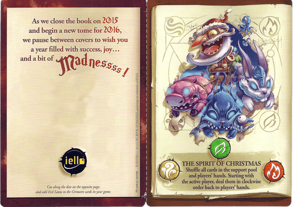 The Big Book of Madness: 2016 Greeting Card – Evil Santa
