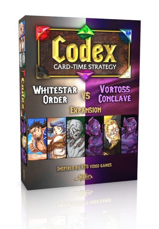 Codex: Card-Time Strategy – Whitestar Order vs. Vortoss Conclave Expansion