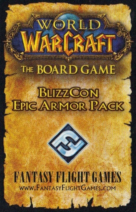 World of Warcraft: The Boardgame – BlizzCon Epic Armor Pack