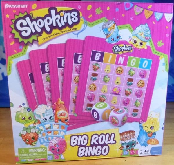 Shopkins Big Roll Bingo