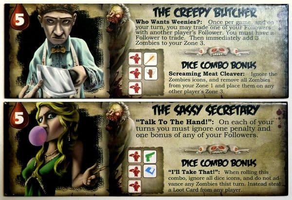 Run, Fight, or Die!: Cat and Lenny Character Boards