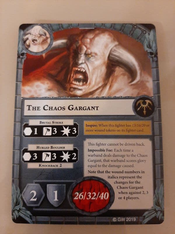 Warhammer Underworlds: White Dwarf Exclusive Chaos Gargant