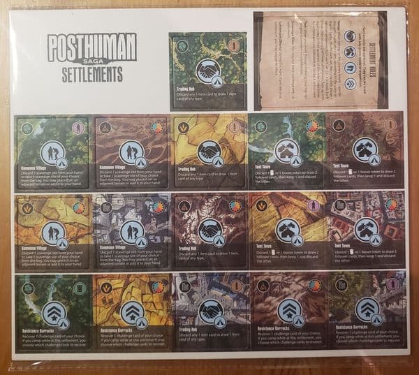 Posthuman Saga: Settlements Mini-Expansion