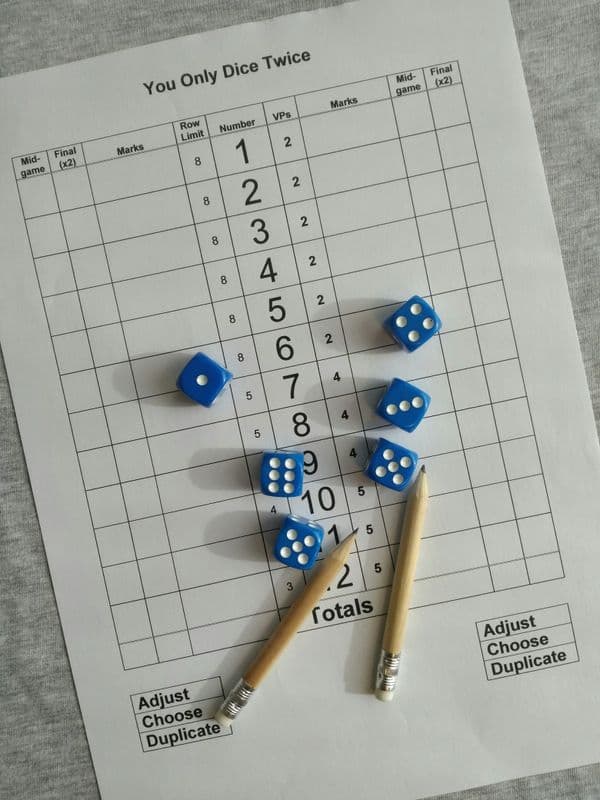 You Only Dice Twice