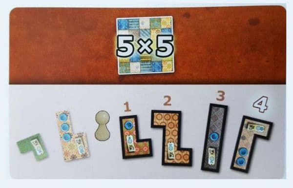 Patchwork: 5x5 Bonuskarte
