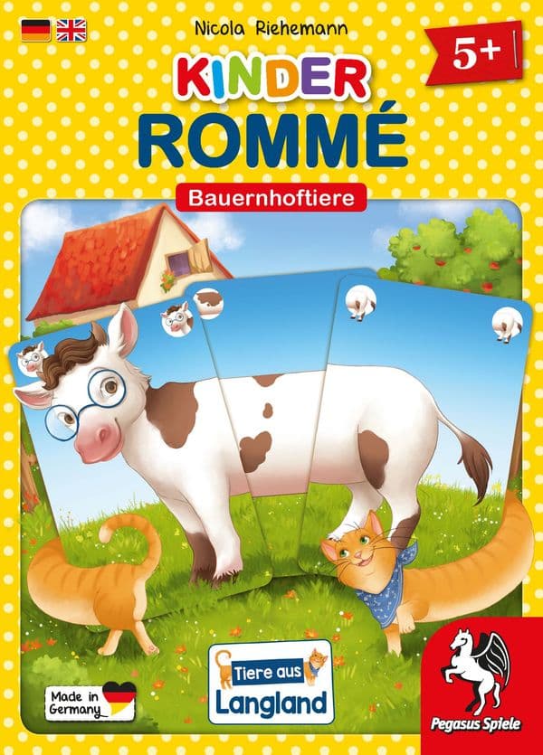 Kinder-Rommé: Bauernhoftiere