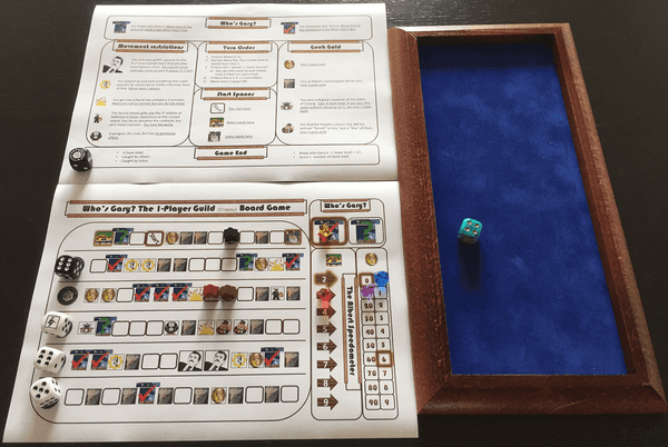 Who's Gary: The 1-Player Guild (crappy) Board Game