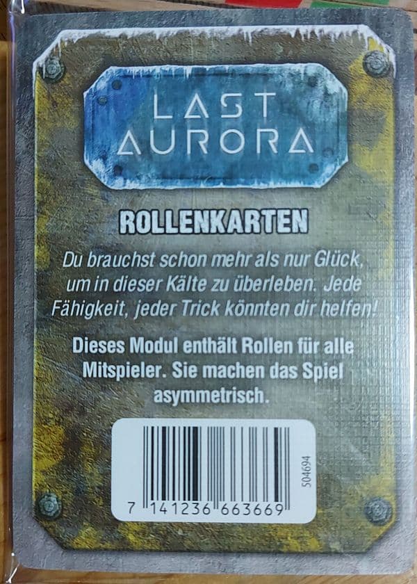 Last Aurora: Role Cards